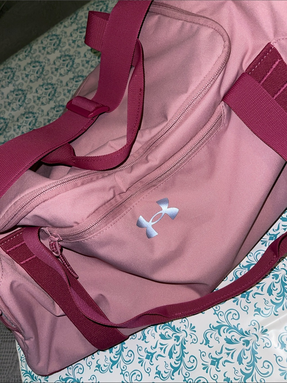 Under Armour Dusty Pink Travel Duffle